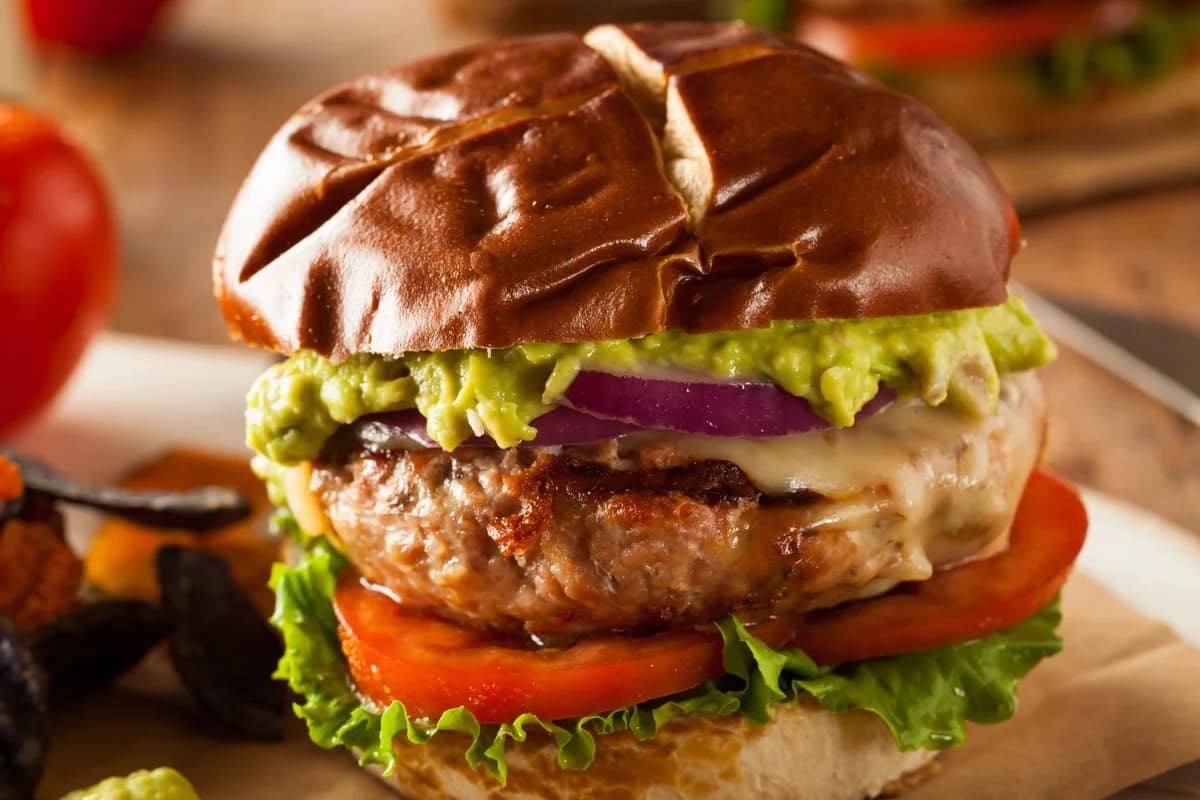 Juicy Grilled Turkey Burgers