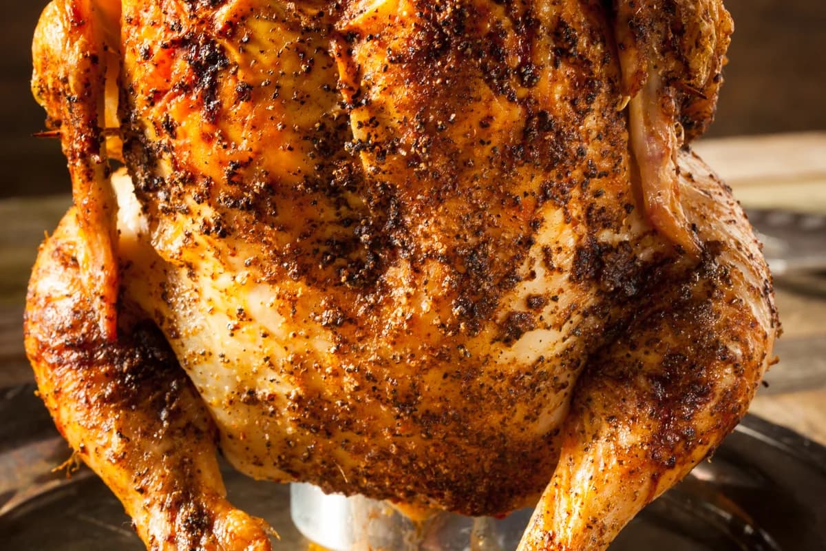 Classic Beer-Can Chicken with Spicy Dry Rub