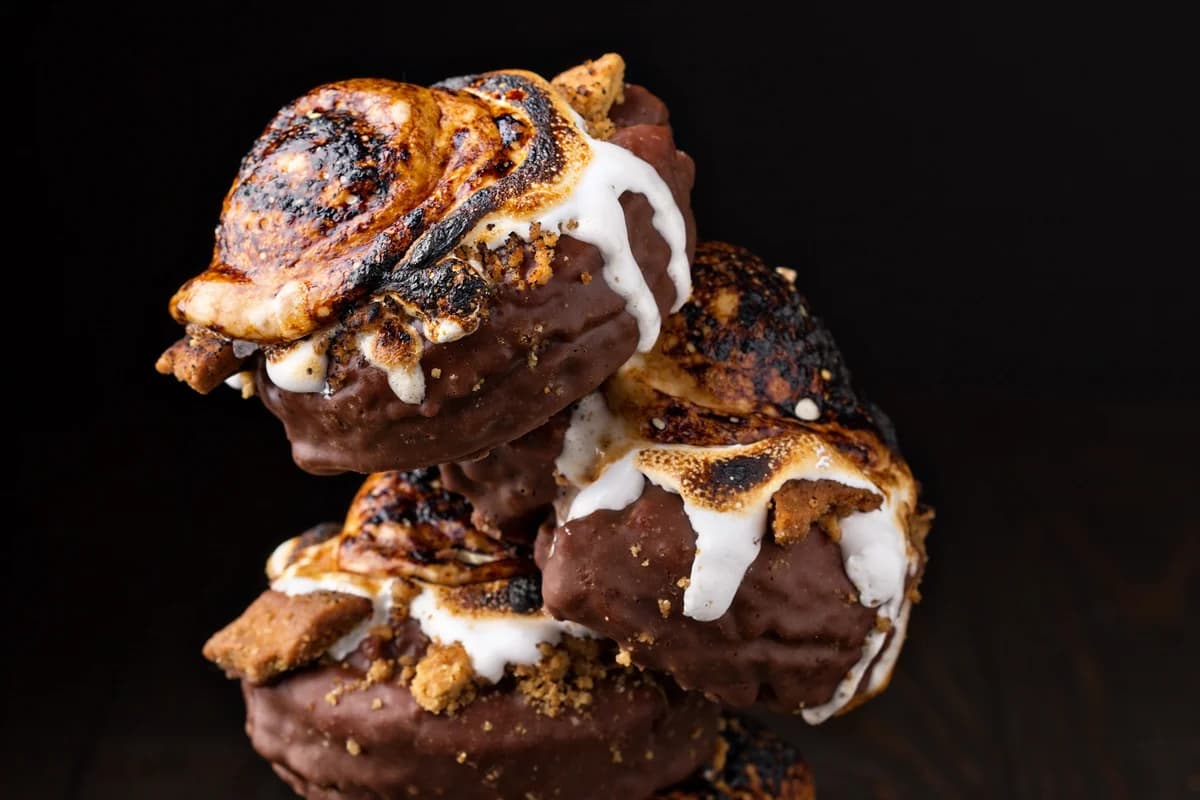 Smoked S'mores Brownie Bars