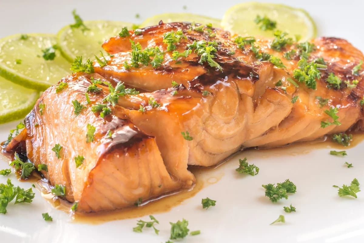 Honey Soy Glazed Grilled Salmon