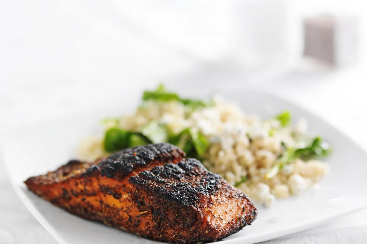 Cajun Blackened Salmon Fillets