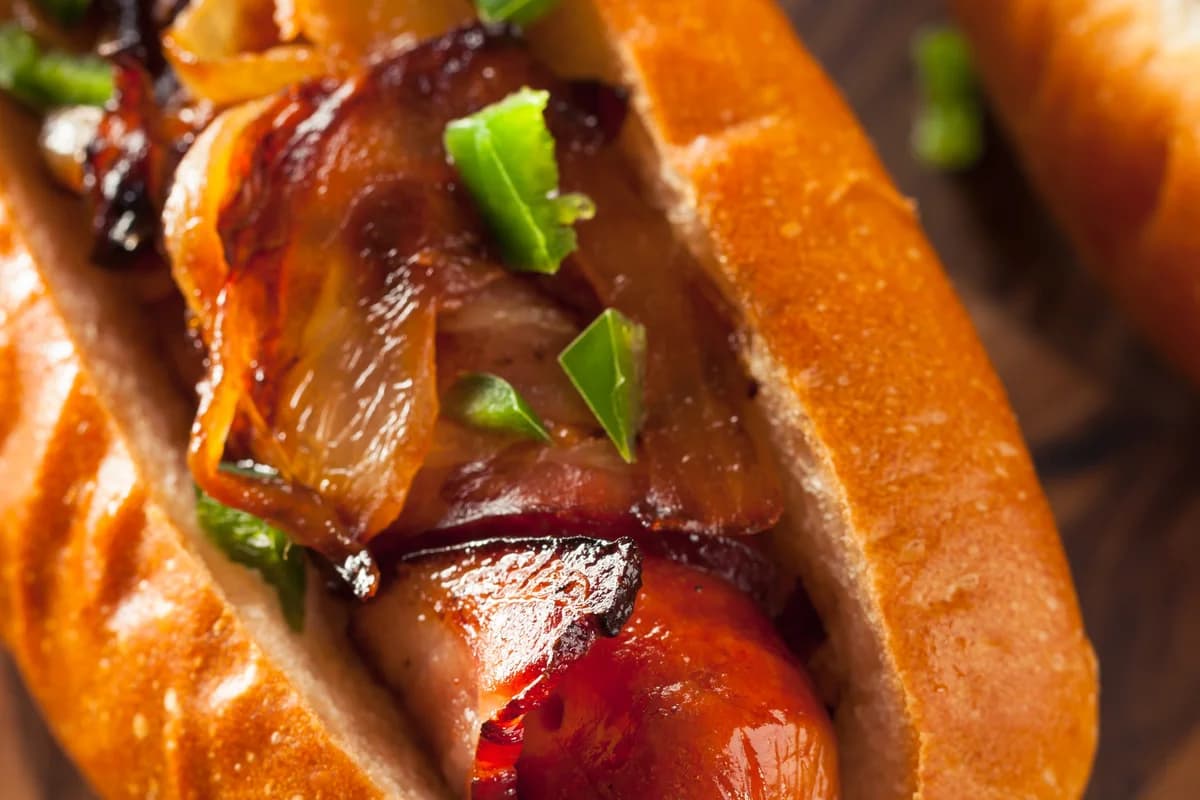 Bacon-Wrapped Grilled Hot Dogs