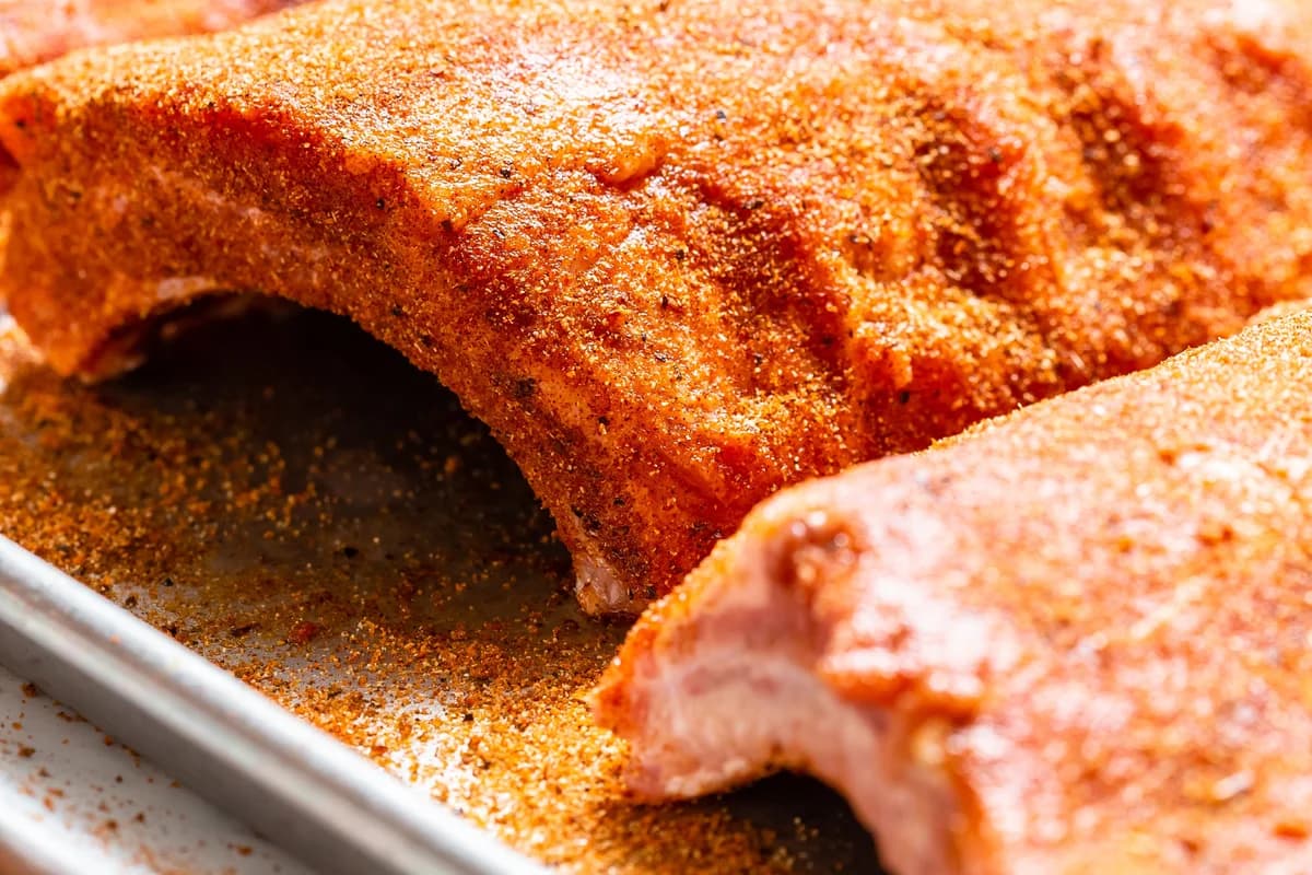 Texas Dry Rub Smoked Pork Ribs