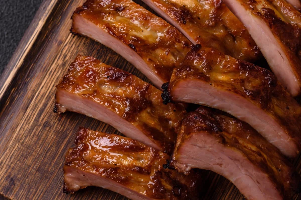 Simple Smoked Spare Ribs