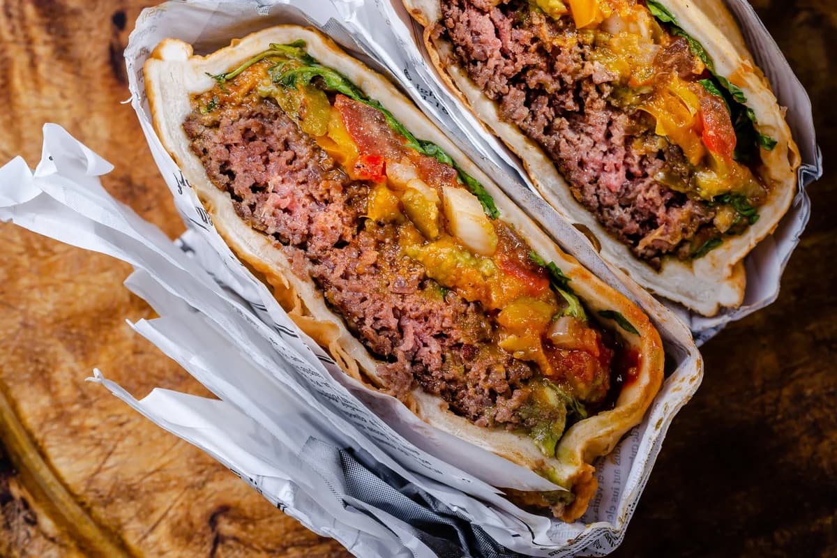 Sharp Cheddar Stuffed Beef Burgers