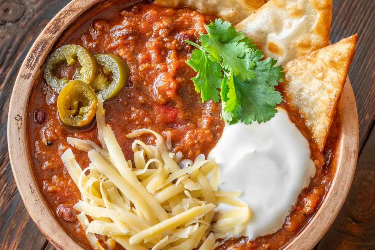 Smoky Brisket Chili Bowl