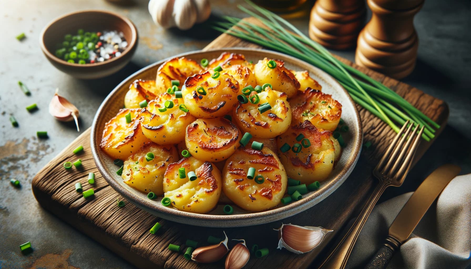 Smoky Garlic BBQ Mashed Potatoes