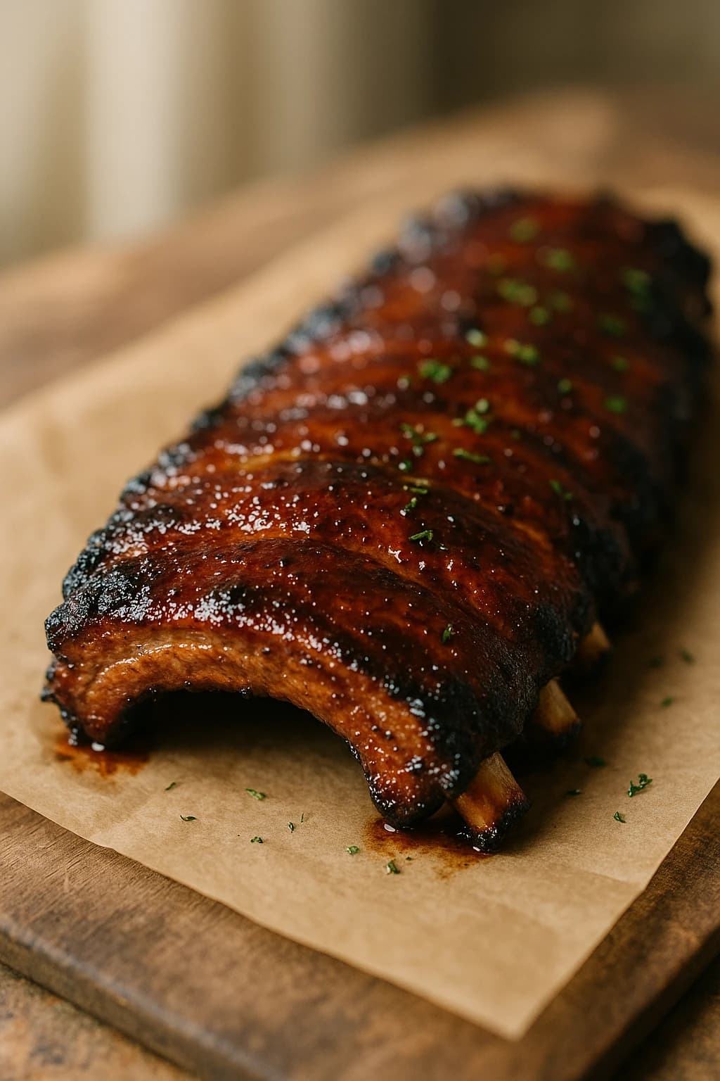 Maple Espresso BBQ Ribs