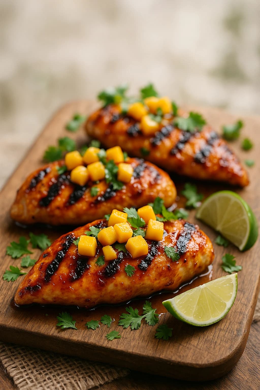 BBQ Chicken with Mango and Chipotle